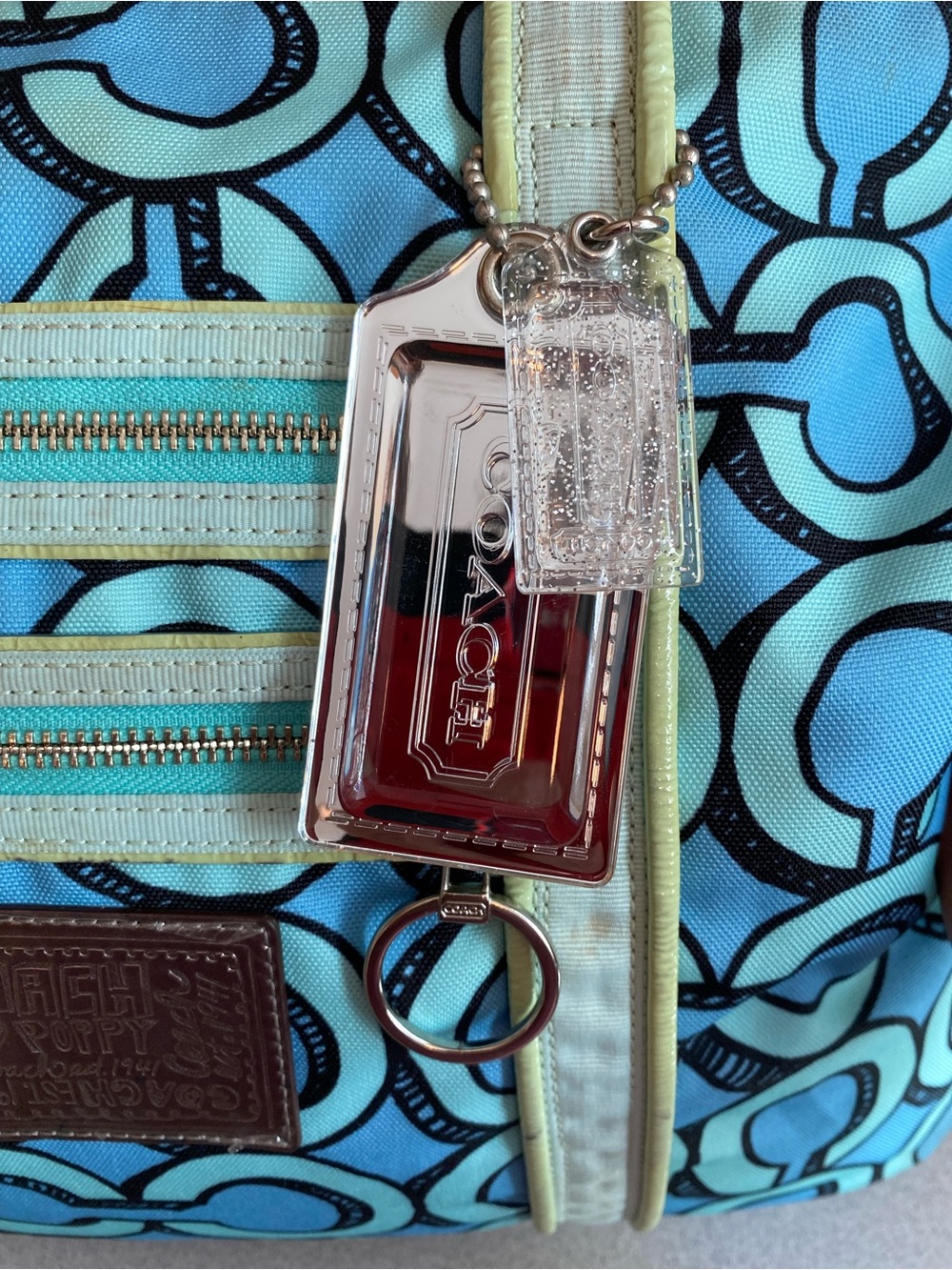 Coach 2010 Poppy 3D Op Art Glam Tote - Picture 6 of 17